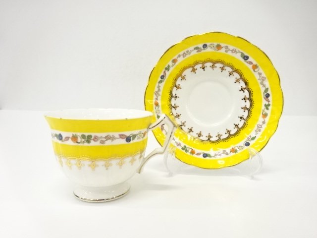 JAPANESE COLLECTIBLE / AYNSLEY CUP / SAUCER WESTERN TABLEWARE